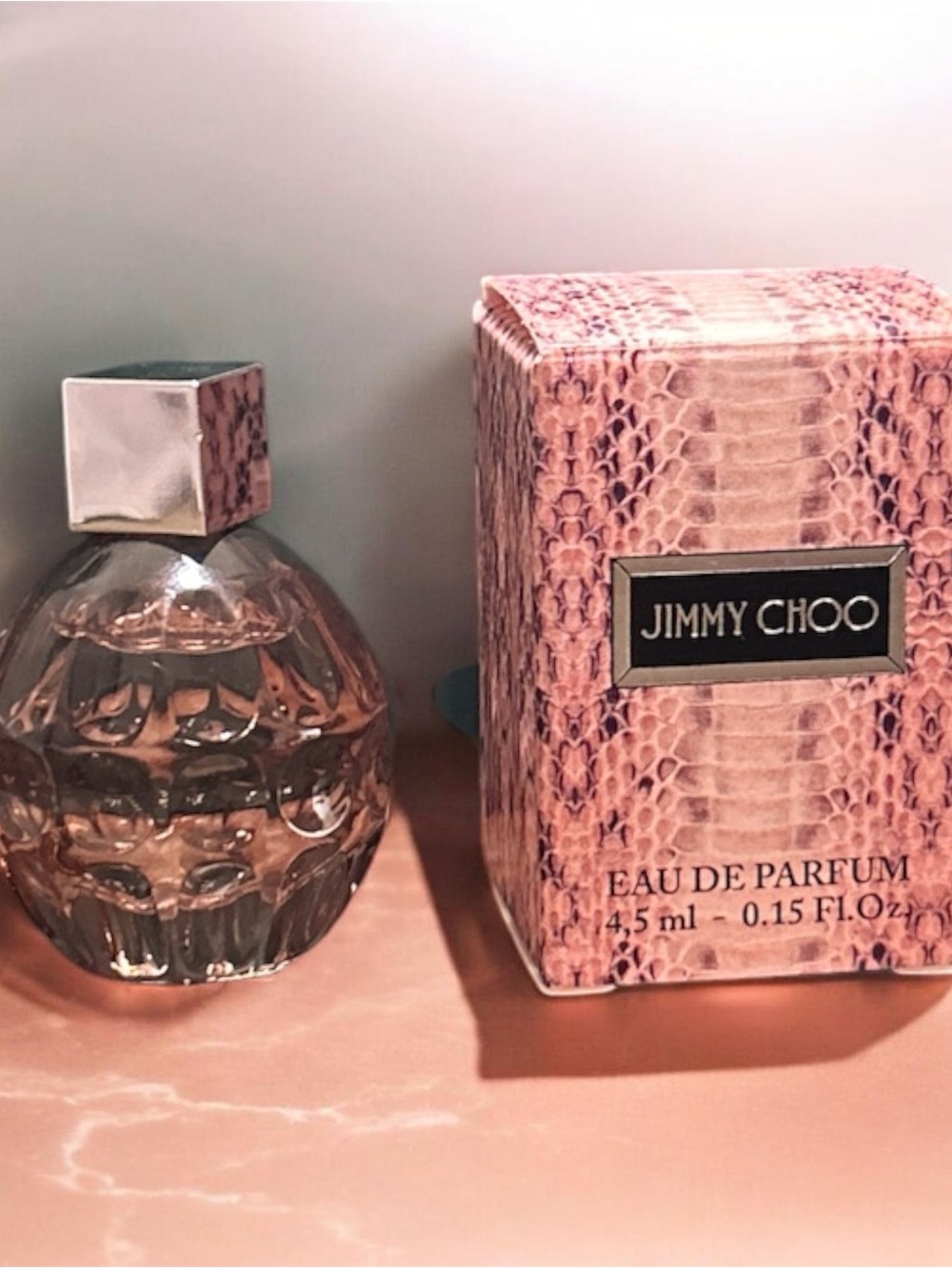 Jimmy Choo Pink Python-Pattern Mini Eau de Parfum